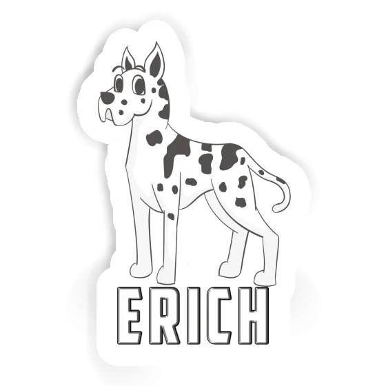 Aufkleber Dogge Erich Gift package Image