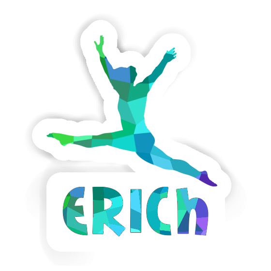 Autocollant Gymnaste Erich Laptop Image