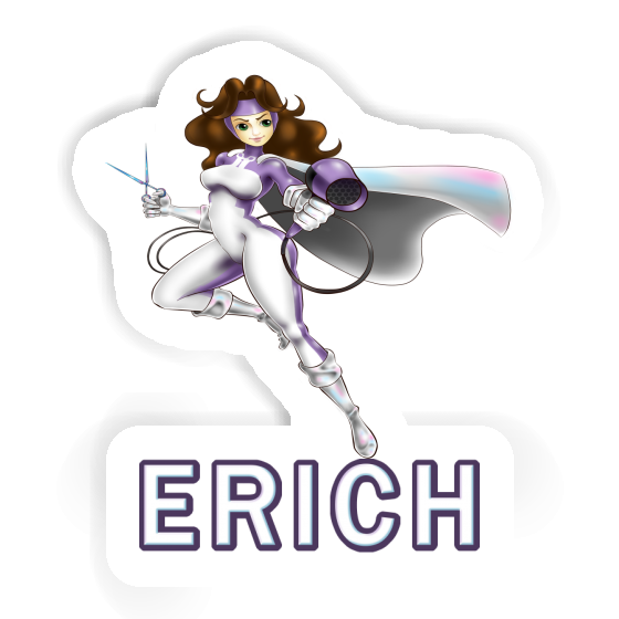 Erich Sticker Hairdresser Laptop Image