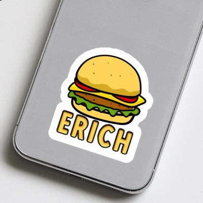 Erich Autocollant Hamburger Image