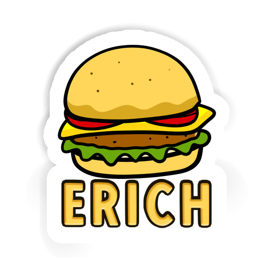 Erich Autocollant Hamburger Image