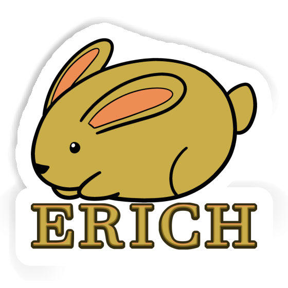 Aufkleber Kaninchen Erich Image