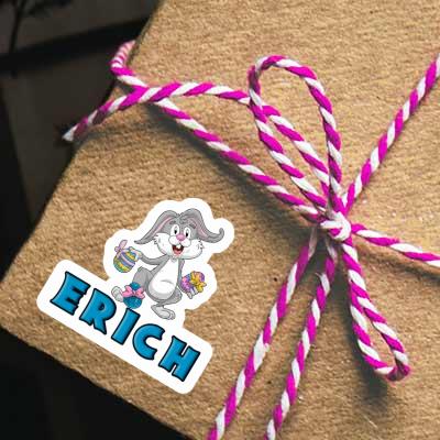 Erich Autocollant Lapin de Pâques Gift package Image