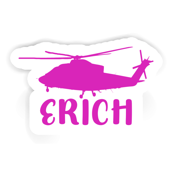 Sticker Helicopter Erich Laptop Image