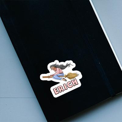 Sticker Erich Witch Laptop Image