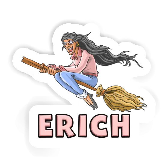 Sticker Erich Witch Laptop Image