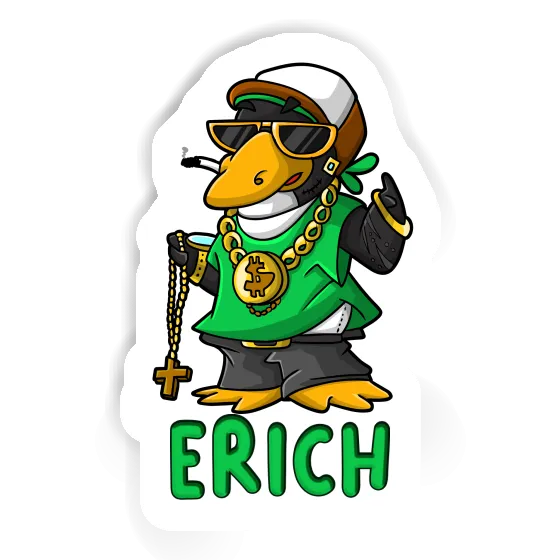 Sticker Hip-Hop Penguin Erich Notebook Image