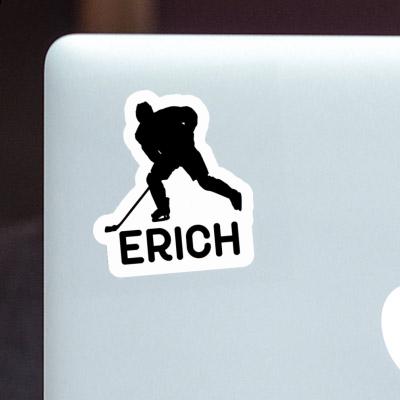Eishockeyspieler Sticker Erich Laptop Image
