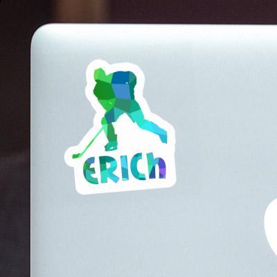 Sticker Hockey Player Erich Laptop Image