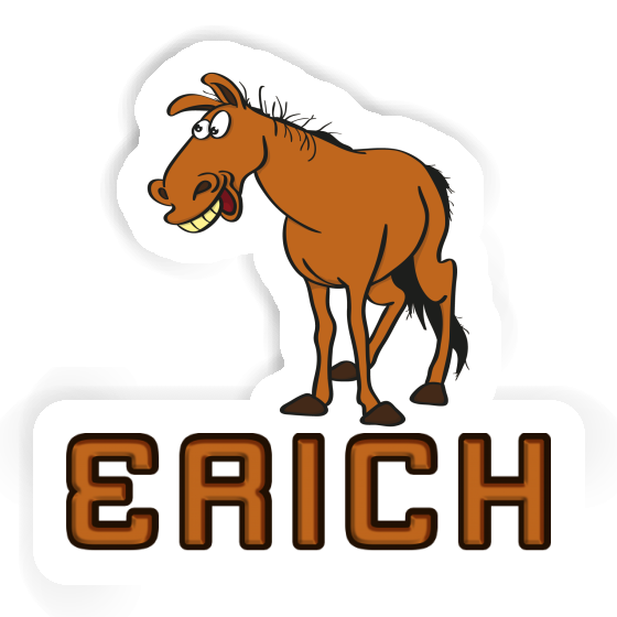 Erich Aufkleber Pferd Image