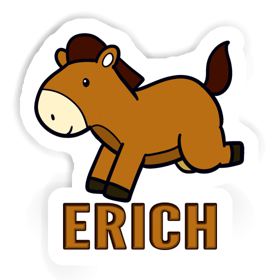 Horse Sticker Erich Notebook Image