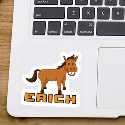 Erich Sticker Grinning Horse Notebook Image