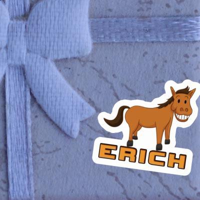 Erich Sticker Grinning Horse Image