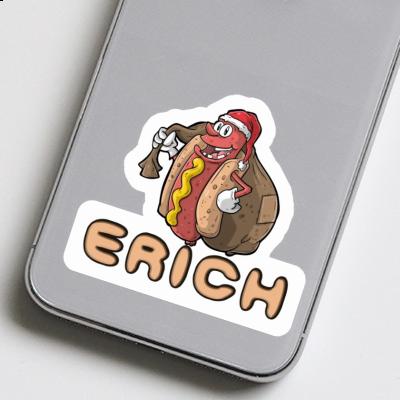 Erich Sticker Christmas Hot Dog Gift package Image