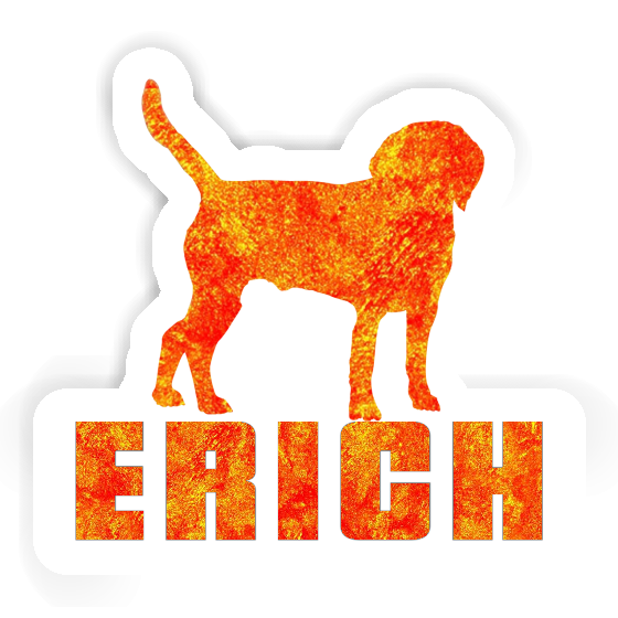 Aufkleber Hund Erich Gift package Image