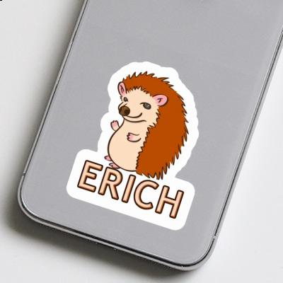 Erich Sticker Hedgehog Laptop Image