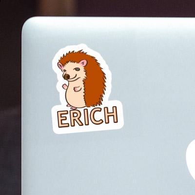 Erich Sticker Hedgehog Notebook Image