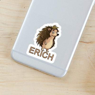 Standing Hedgehog Sticker Erich Notebook Image