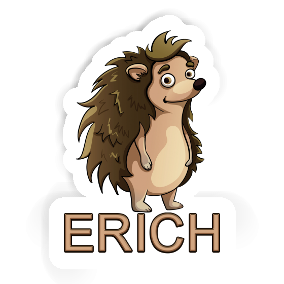 Standing Hedgehog Sticker Erich Gift package Image