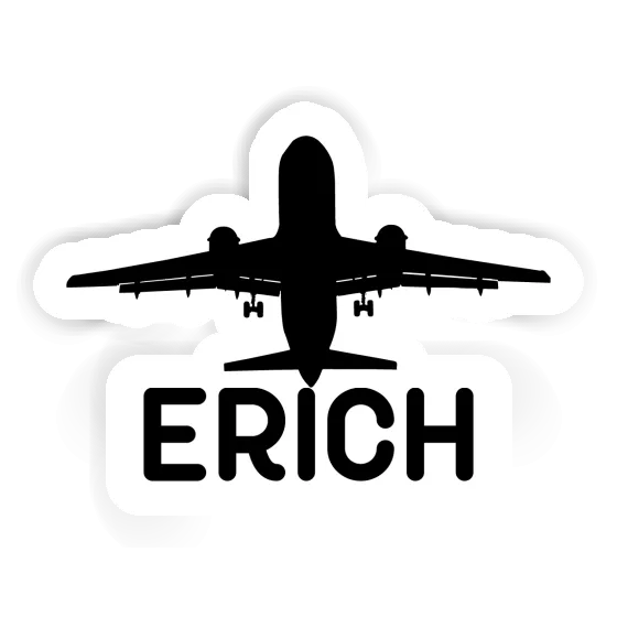 Sticker Erich Jumbo-Jet Notebook Image