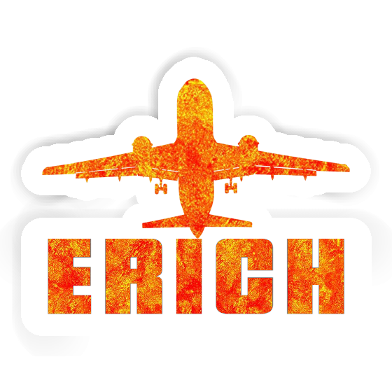 Erich Sticker Jumbo-Jet Laptop Image