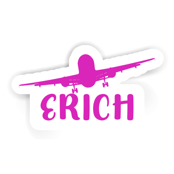 Sticker Erich Airplane Gift package Image