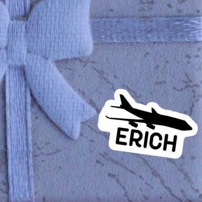 Erich Sticker Jumbo-Jet Laptop Image