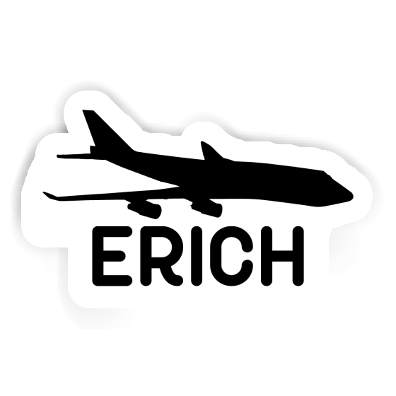 Erich Sticker Jumbo-Jet Notebook Image