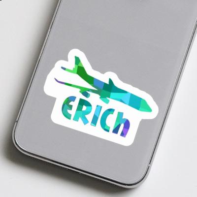 Erich Sticker Jumbo-Jet Laptop Image