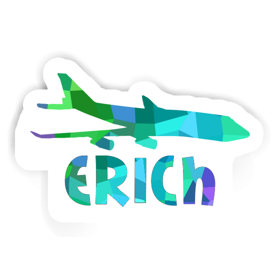 Erich Sticker Jumbo-Jet Image
