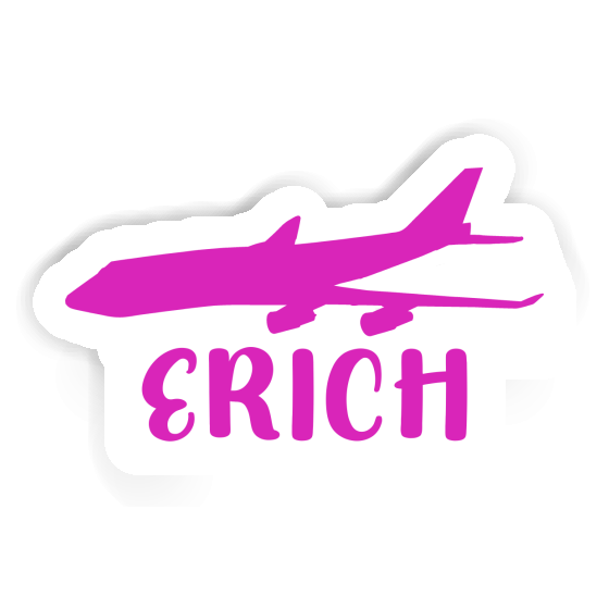 Sticker Erich Jumbo-Jet Notebook Image