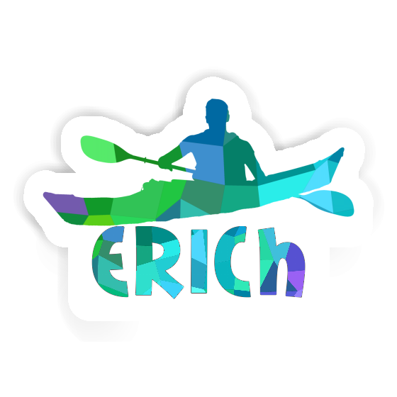 Kayaker Sticker Erich Laptop Image