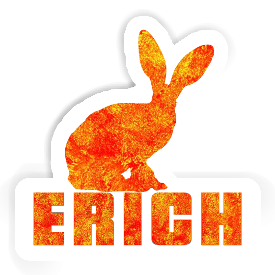 Sticker Kaninchen Erich Laptop Image