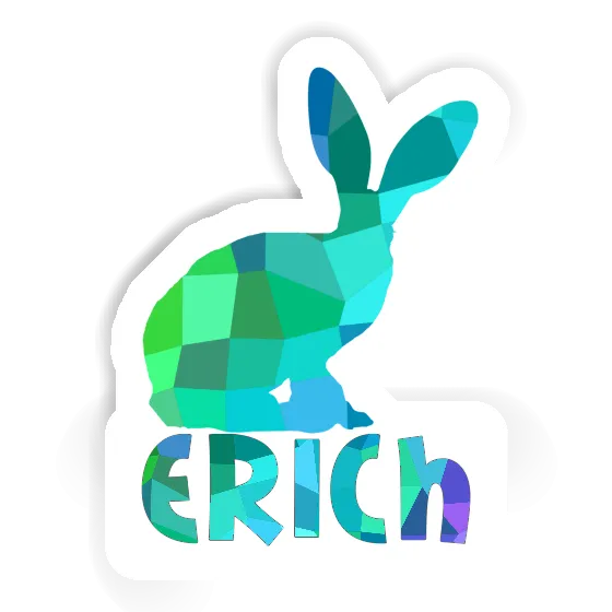 Rabbit Sticker Erich Laptop Image