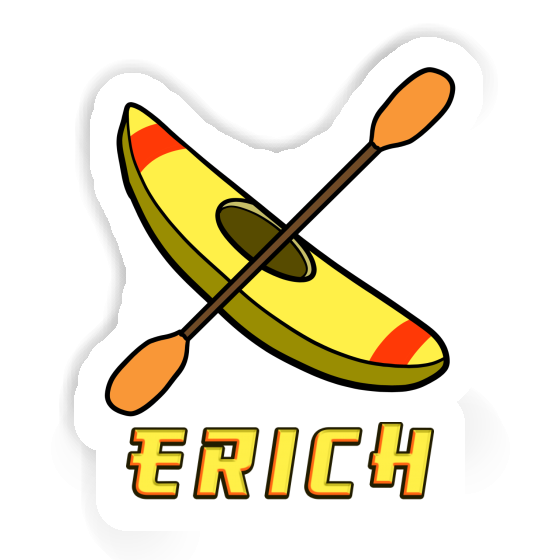 Erich Sticker Canoe Laptop Image