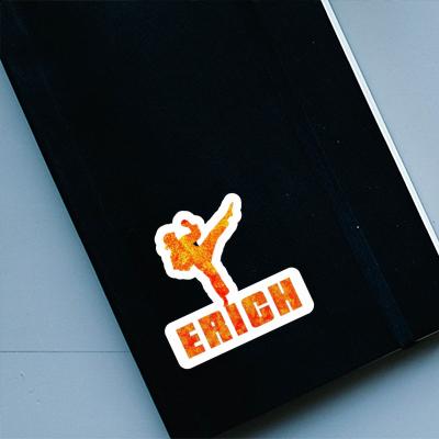 Erich Sticker Karateka Notebook Image
