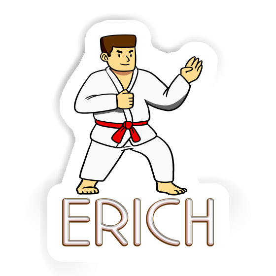 Karateka Sticker Erich Notebook Image