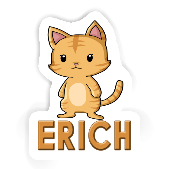 Erich Sticker Kitten Notebook Image