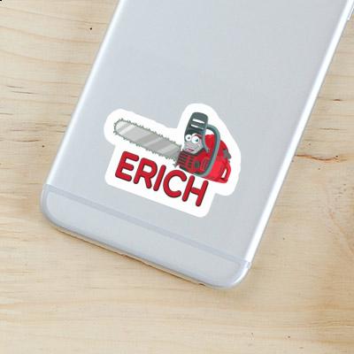 Sticker Chainsaw Erich Laptop Image