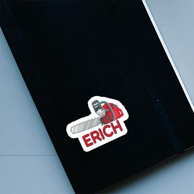 Kettensäge Sticker Erich Notebook Image