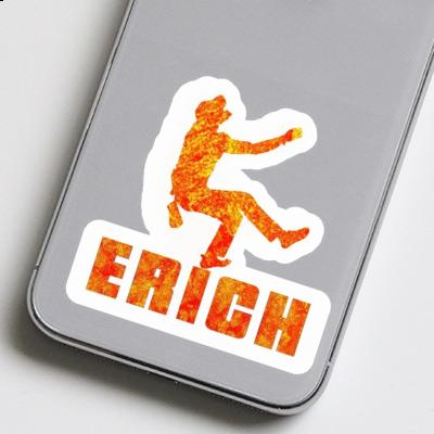 Erich Sticker Kletterer Laptop Image