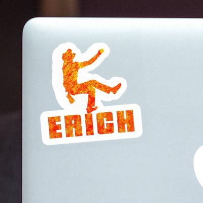Erich Sticker Kletterer Laptop Image