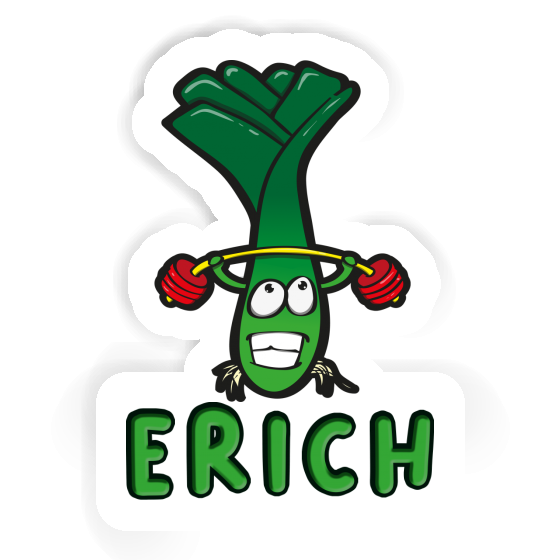 Sticker Erich Weightlifter Notebook Image