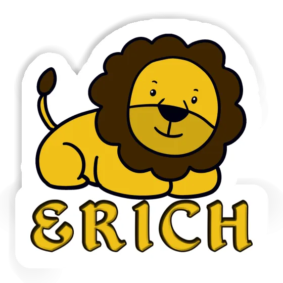 Autocollant Lion Erich Notebook Image