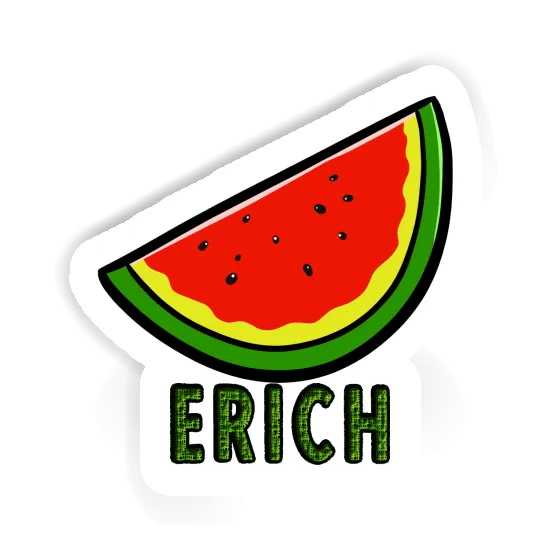 Wassermelone Aufkleber Erich Image