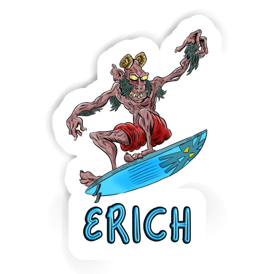 Erich Autocollant Surfeur Notebook Image
