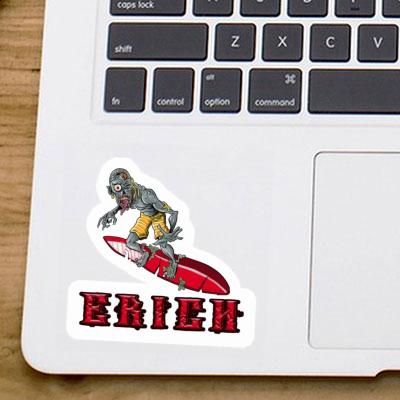 Erich Aufkleber Surfer Laptop Image