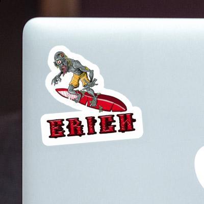 Sticker Erich Surfer Laptop Image