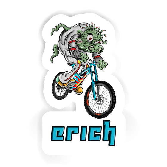 Aufkleber Downhill-Biker Erich Notebook Image