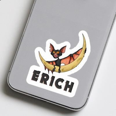 Fledermaus Aufkleber Erich Laptop Image